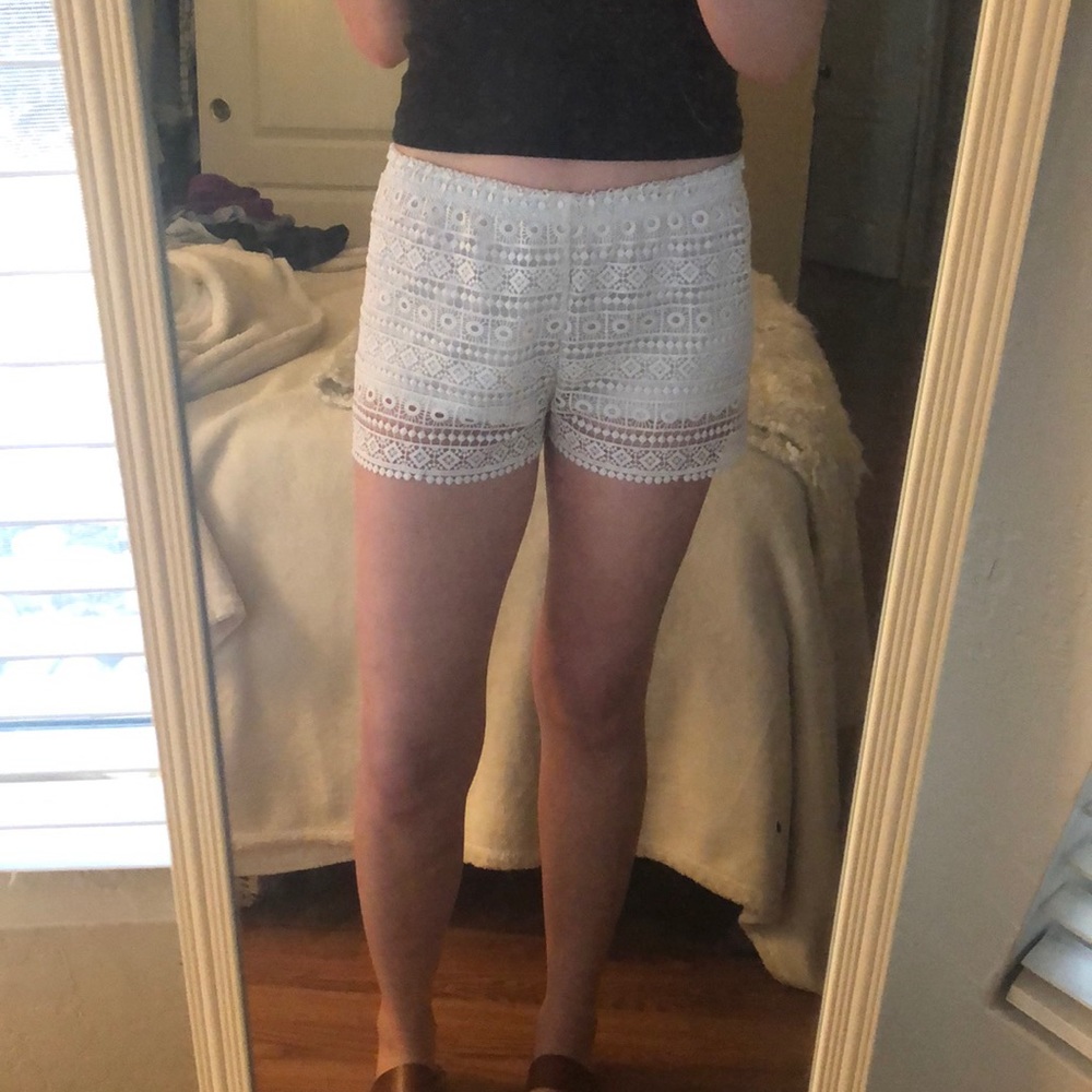 White shorts